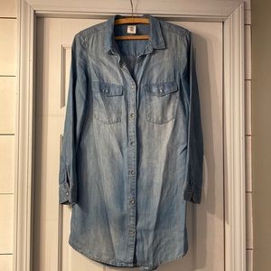 Long H&M chambray shirt